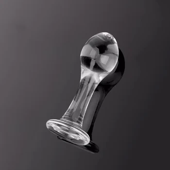 Glass Anal Dildo Small Butt Plug Anal Beads Everything for Sex Toys Women Couples Adult Products Crystal Glass Anal Stimulator 2