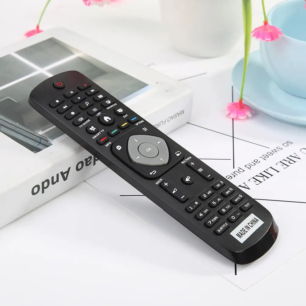 

Universal Replacement Remote Control Television Remote Controller Replace for Philips Smart TV YKF347-003 Remote Control Black
