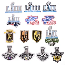 Нашивки Суперкубка Чемпионов для одежды, наклейки, сделай сам, логотип одежды, железные нашивки, нашивки с вышивкой