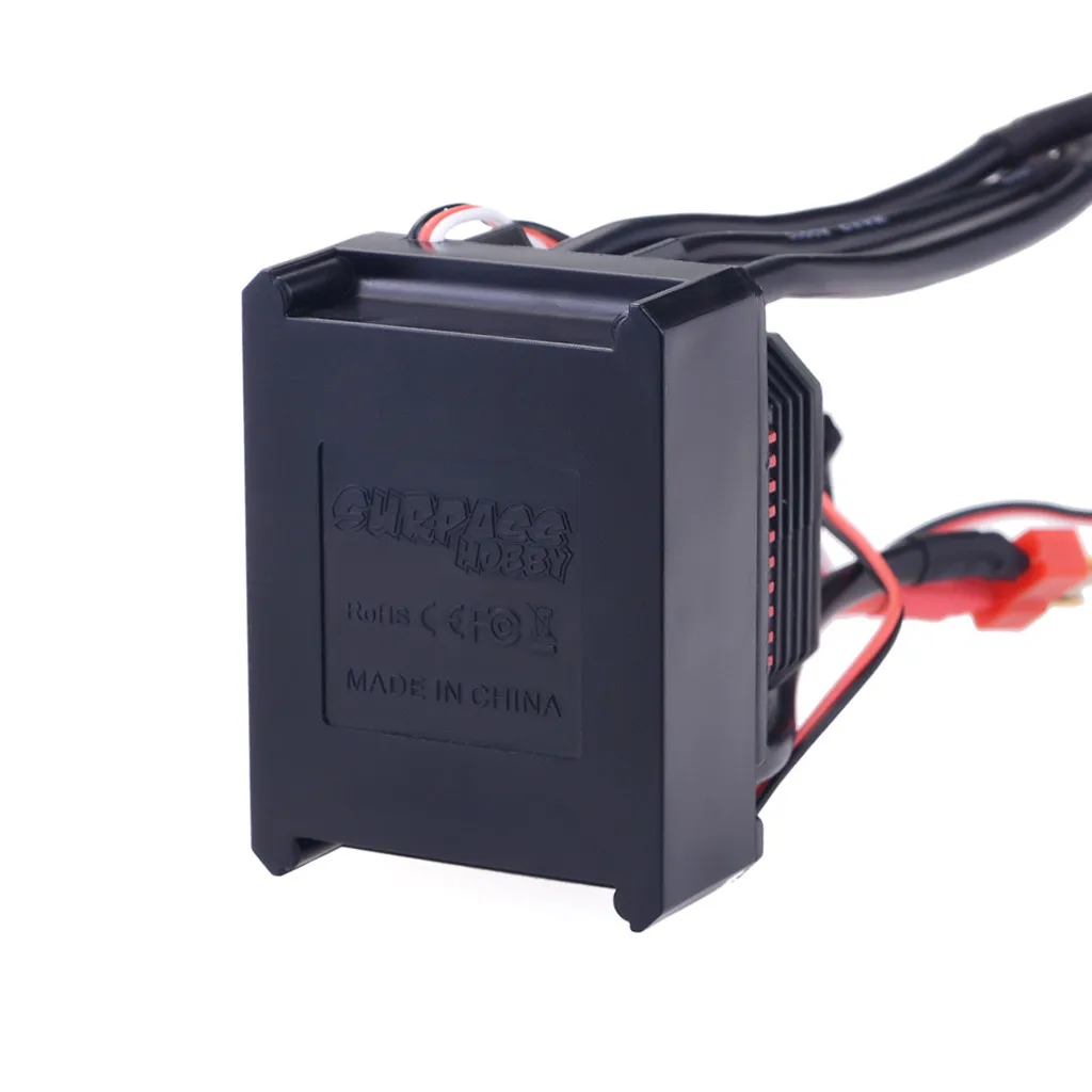 Racerstar 3660 бесщеточный водонепроницаемый Бесколлекторный двигатель 80A ESC для 1/8 1/10 короткий ралли автомобиль для детей T828