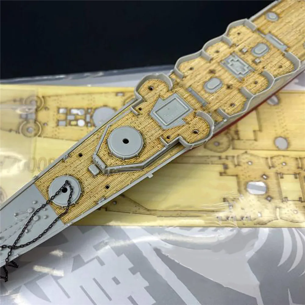 

Модель корабля 1/700, деревянная палуба и якорная цепь для трубача, Сан-Франциско 1944, с Трубачом 05747, аксессуары для корабля