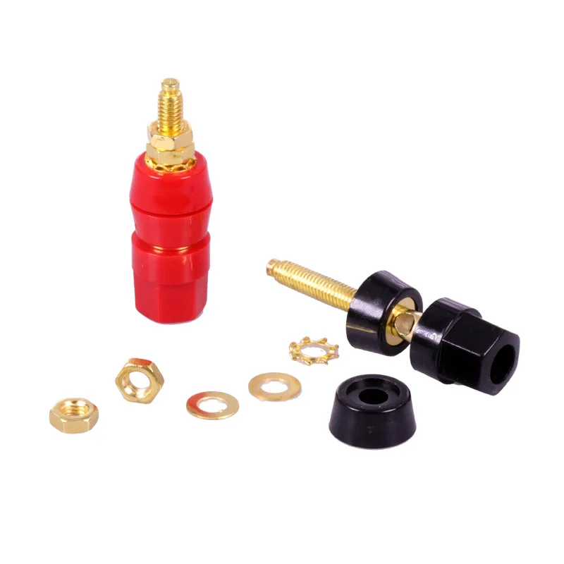 socket speaker terminal 5 pares vermelho preto 10pcs por lote 05