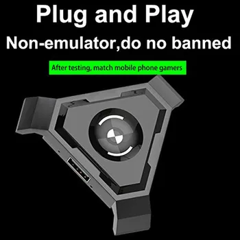 

Keyboard Mouse Mobile Phone Gamepad Controller Set No Vibration Gaming USB ABS PC Adapter Plug And Play Converter Bluetooth 4.1