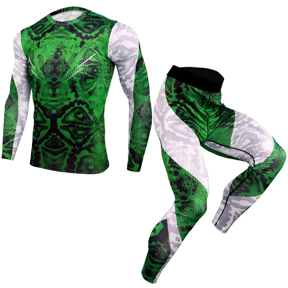 Men Sportswear Compression Sport Suits Quick Dry Running Sets Clothes Sports Joggers Training Gym Fitness Tracksuits jogging Set