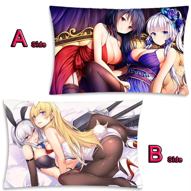 Аниме игра Azur Лейн USS Laffey прославленный Yuudachi Dakimakura длинная подушка для объятий Чехол Подушка для фанатов наволочка 35x55 см - Цвет: 21