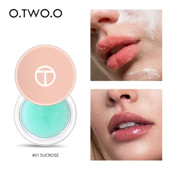 

O.TWO.O Honey And Milk Lip Scrub Lips Moisturizing Full Lip Plumper Cosmetics Remove Dead Skin Lip Balm Skin Care Lips Makeup