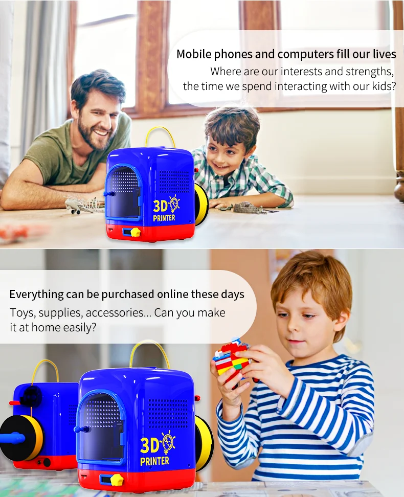 Máquina de Impressão Biganzi Mini Crianças Impressora 3d Presente Estudantes Faça Você Mesmo Impressoras Stampante Drukarka Dropshipping Slj-8080a 4 Cheap Impressoras 3D