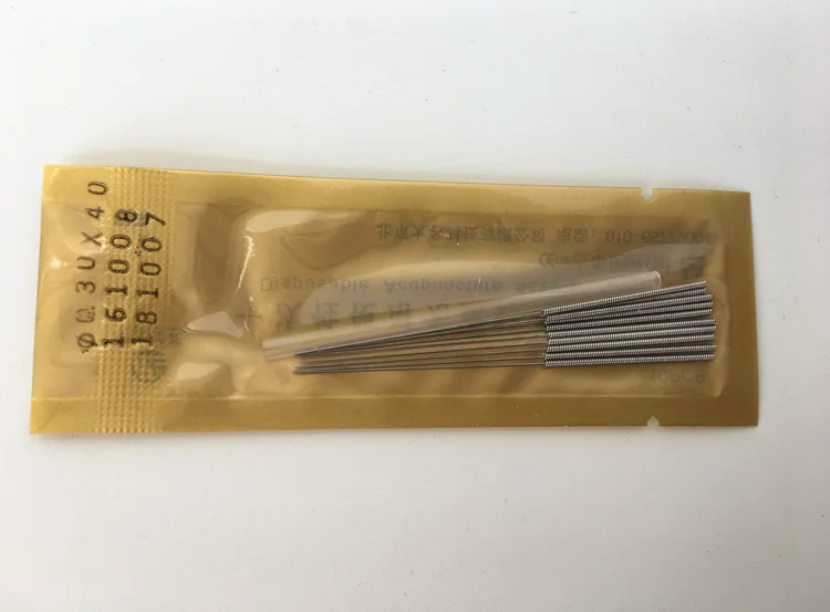 Hualong Disposable Acupuncture Needles 0.17/0.16/0.18/0.20/0.25/0.30/0.35mm 10 needle one tube 500pcs disposable acupuncture needle