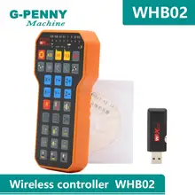 ЧПУ 3 осевой Контроллер NC Studio USB беспроводной Маховик WHB02 Weihong пульт дистанционного управления MPG ручка колеса для ЧПУ маршрутизатор гравировальный станок