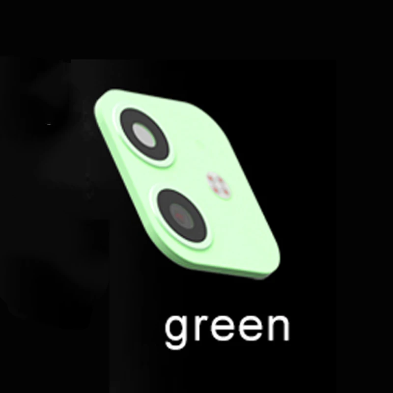 Для iPhone X секундная смена 11 наклейка на рассеиватель X XR XS MAX Модифицированная 11 PRO MAX Модифицированная объектив камеры 11PROMAX чехол поддержка вспышки - Цвет: Green