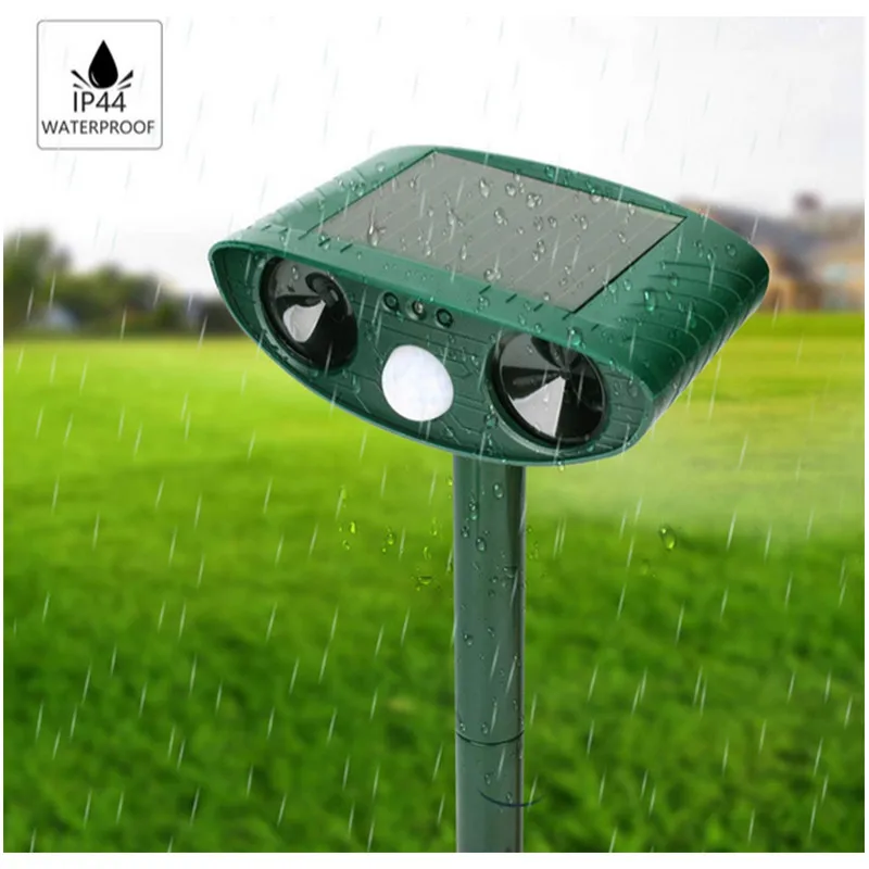 Solar Powered Ultrasonic Outdoor Animal Repeller Motion Sensor Flash Light Dog Cat Rabbit Animal Dispeller Garden Pest Control Solar Powered Ultrasonic Outdoor Animal Repeller Motion Sensor Flash Light Dog Cat Rabbit Animal Dispeller Garden Pest Control