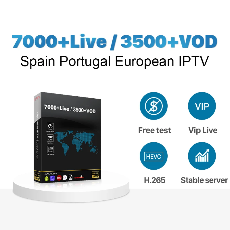 

Italy France IPTV Germany Poland Morocco Spain IPTV M3u Subscription Code 1 Year IP TV French Portugal Brazil Sweden MAG Android