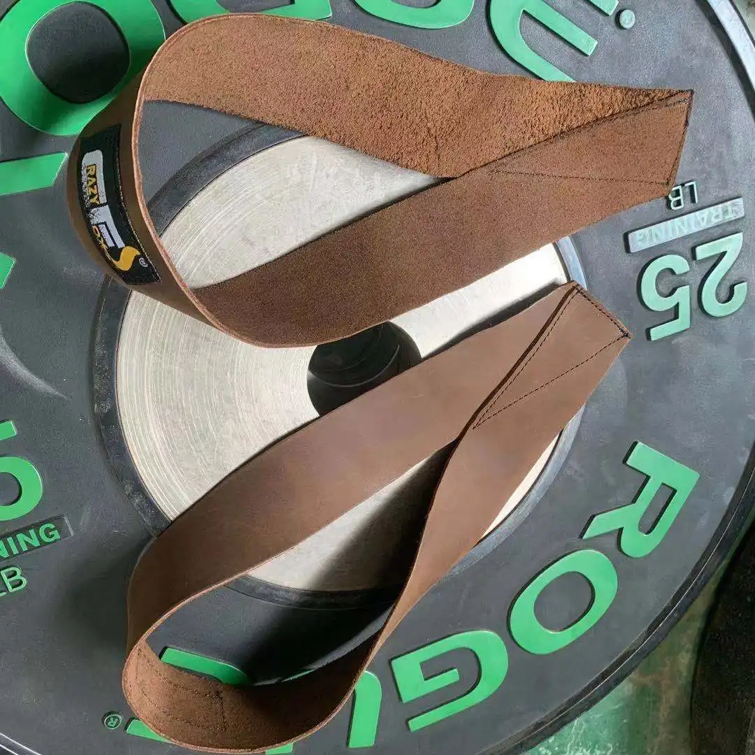 Weightlifting Belt Oly Leather Lifting Straps Belt Wrist Straps Booster Belt for Gym Crossfit Deadlift Support  Calleras 2
