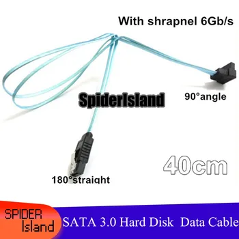 

SATA3.0 Serial Hard Disk Data Cable for Dual SSD and Dual bracket with shrapnel 6Gb/s Straight and right angle 40cm