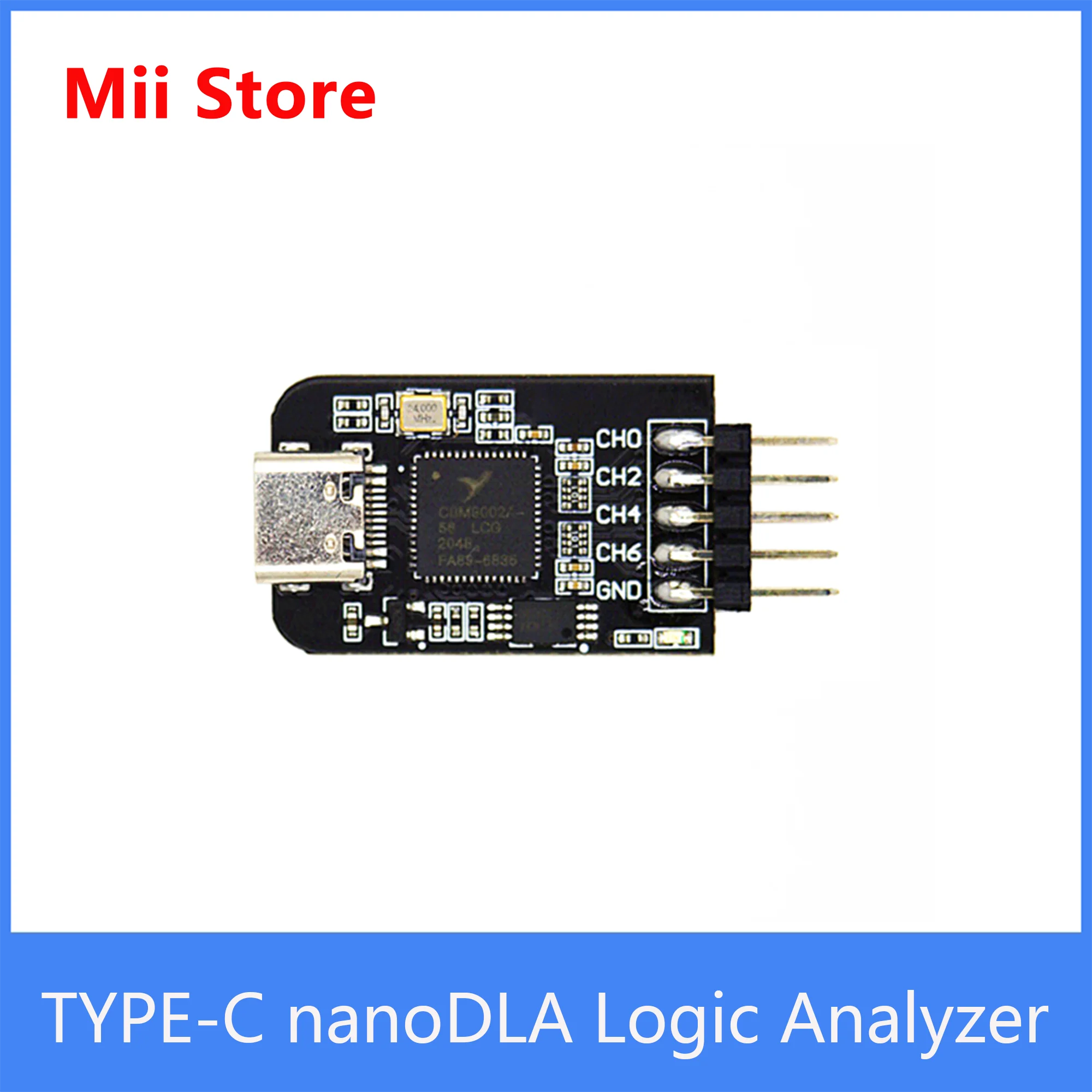Логический анализатор nanoDLA TYPE-C инструмент для отладки ARM FPGA анализ протоколов 24