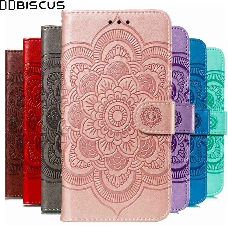 Чехол книжка с цветочным узором для Xiaomi Mi A3 A2 Lite 9 SE 9T RedMi Note 7 6 8 Pro 8T 9S 9A 10 7A 8A Go 9C