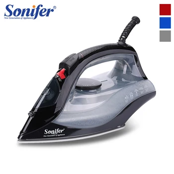 

1800W Electric Colorful Steam Irons For Clothes High Quality Ceramic Soleplate Travel Iron Ironing Three Gears 220V Sonifer