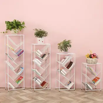 

Iron multi-layer simple bookcase storage rack simple modern floor children's bookcase tree-shaped bookshelf