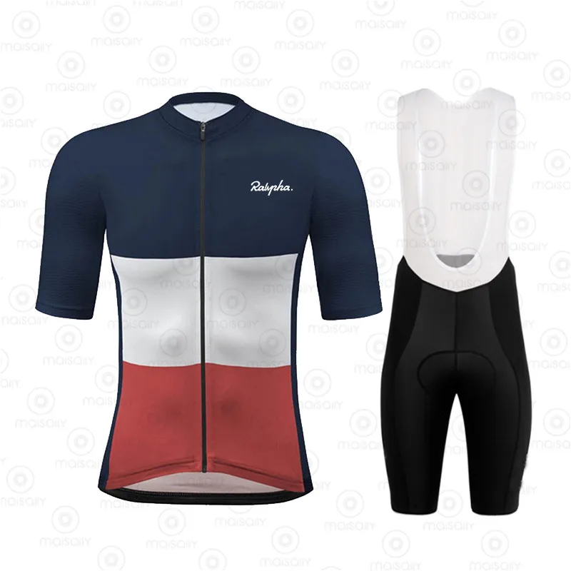 

Raphaing Men Cycling Jersey Bib Shorts Tops Pro Cycling Set Breathable Men Cycling Jersey Suits maillots ciclismo hombre BMCING