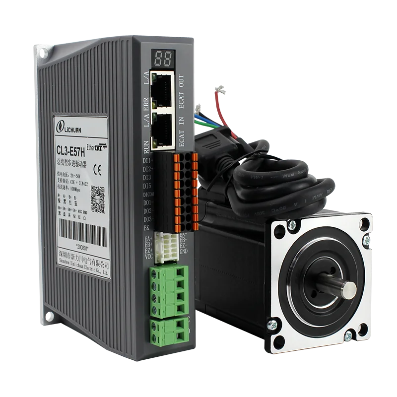 Lichuan EtherCAT bus замкнутая петля для водителя с шаговым двигателем Nema23 1 25 нм ~ 2