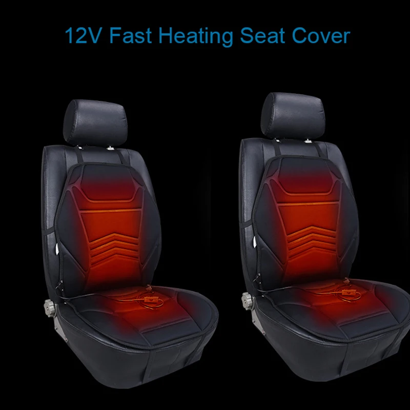 

Heated Car Seat Cover Temperature Control Heating Seat Pad Cushion Warmer Seat Covers For Car SUV Fast Heating Seat-cover