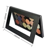 2pcs Coosei Large Black Empty Magnetic Eyeshadow Makeup Palette With Clear Window 2