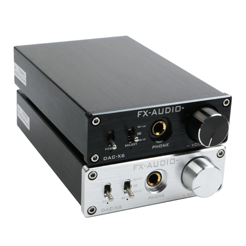 

Free shipping NEW FX-Audio DAC-X6 HiFi Optical/Coaxial/USB Digital Audio Amplifier DAC Decoder with Headphone Output AMP