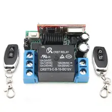 12 В постоянного тока 1CH 200 м беспроводной пульт дистанционного управления реле 2 трансивера+ приемник