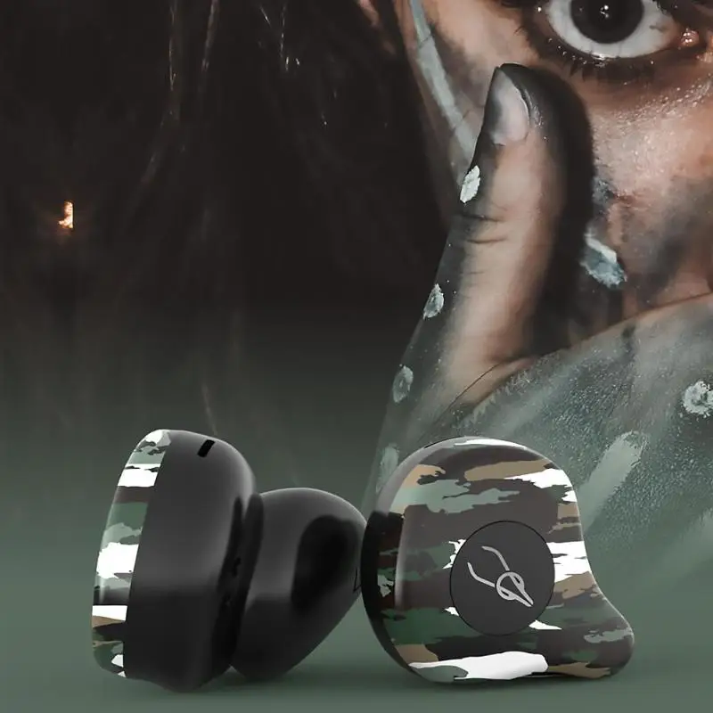 Sabbat X12 Ultra TWS беспроводные наушники AptX Bluetooth 5,0, камуфляжные спортивные стерео HiFi наушники с шумоподавлением, гарнитура с микрофоном