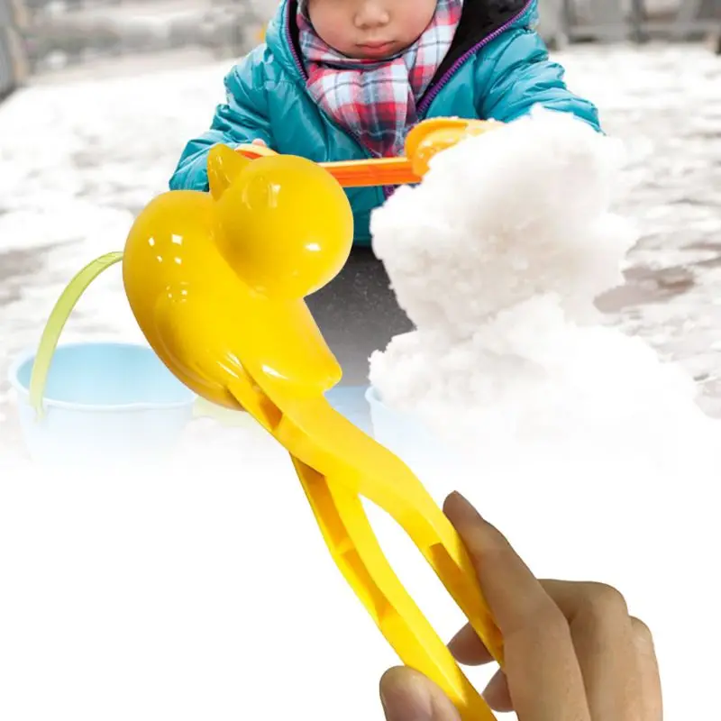 

Duck Shaped Snowball Maker Clip Children Outdoor Winter Snow Sand Mold Tool