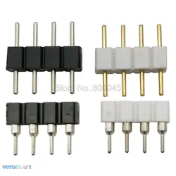 10pcs 4Pin 5Pin 6Pin RGB RGBW RGBWC Connector Adapter Male & Female Plug Socket Pin Needle for RGB RGBW RGBCCT Strip Accessories