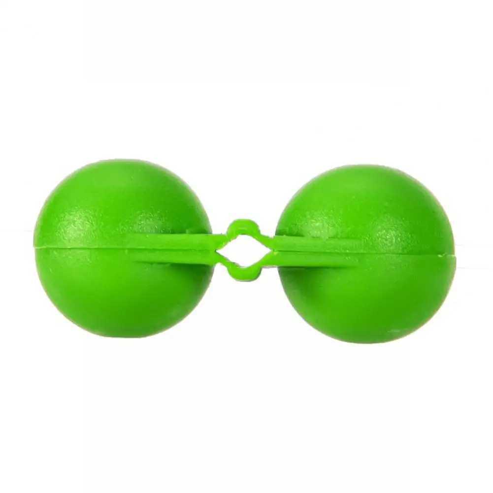 10Pcs Fishing Double Rattle Fish Bite Bait Alarm Sea Fishing Portable ABS Attractor Bell Bead Luring Fish Accessories