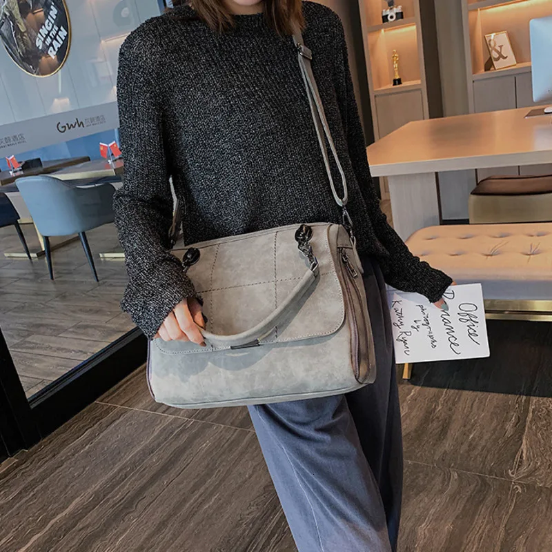 BXX Sac/2019 модные осенне зимние роскошные женские сумки дизайнерская Ретро Большая