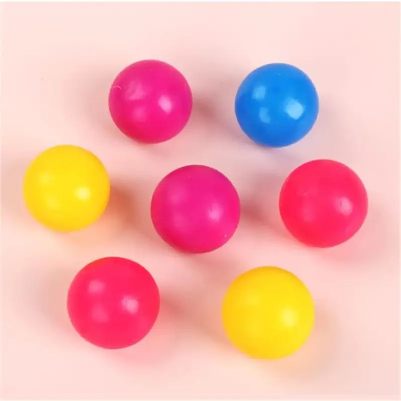 Sticky Wall Ball Decompression Ball Sticky Squash Ball Suction Decompression Toy Hobby
