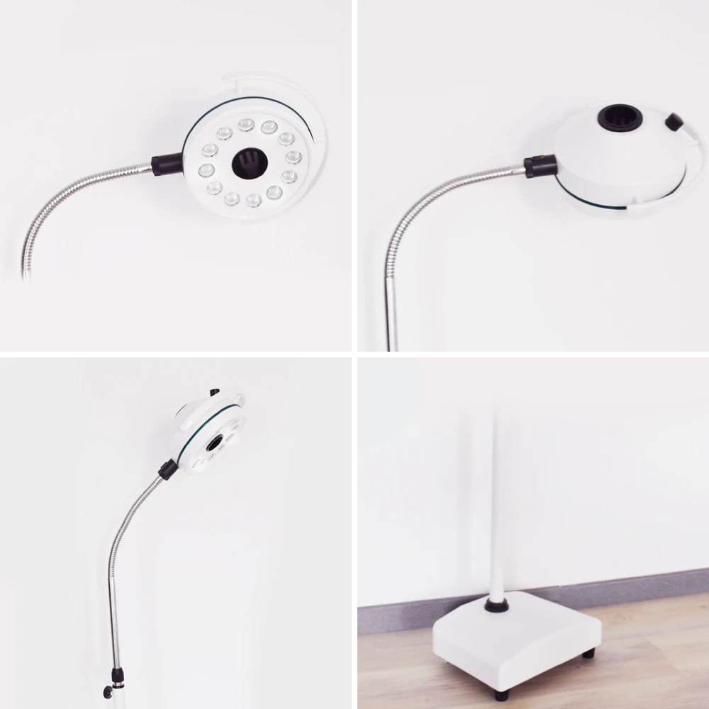 Móvel de Led Cirúrgica sem Sombra Exame Médico Cirúrgico Lâmpada Tatuagem Odontológica Veterinária Kd-2012d-3 36w 2 Exame médico cirúrgico móvel de led 36w,