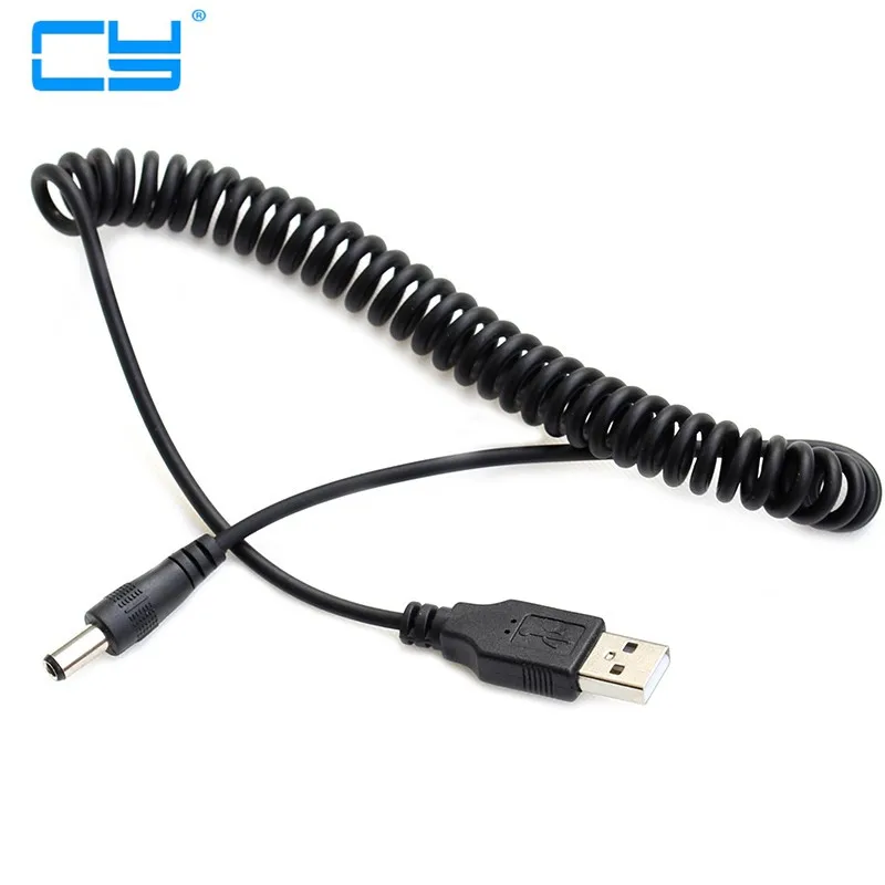 

Кабель питания с USB на 5,5 мм/2,1 мм 5 вольт DC Barrel Jack