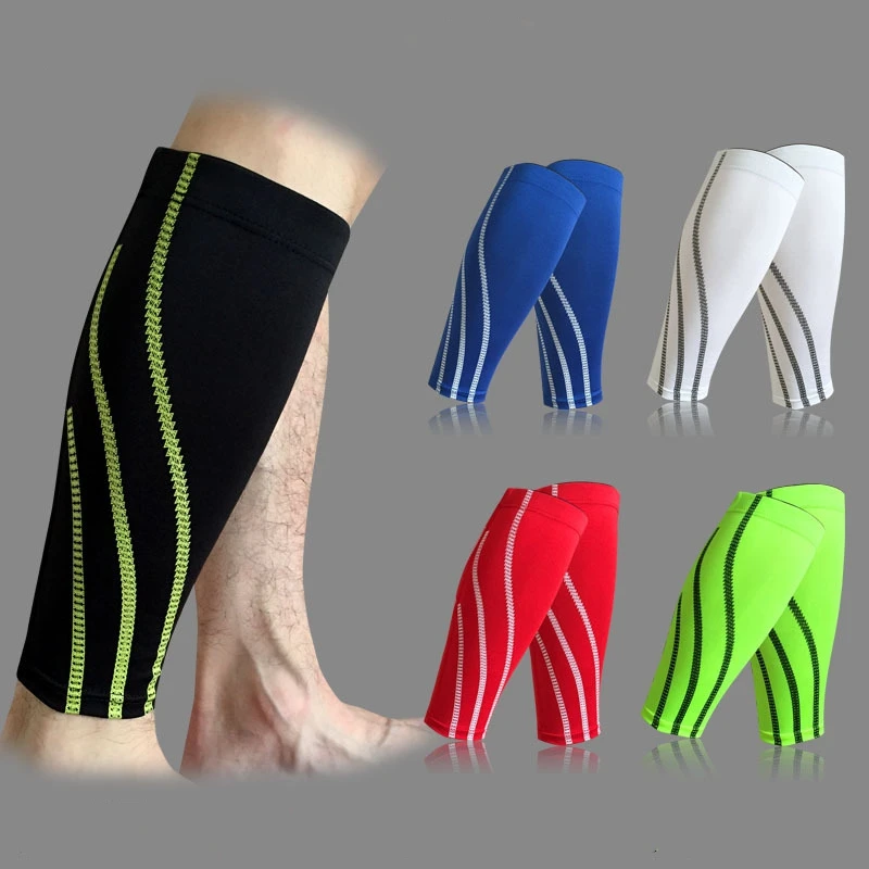 1 Pair Football Shin Guards Soccer Protective Leg Calf Compression Sleeves Sports Safety Cycling Running Fitness shinguards