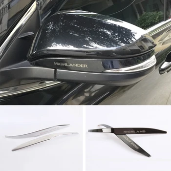 

CHROME REAR VIEW SIDE WING MIRROR TRIM COVER GARNISH FOR TOYOTA HIGHLANDER 2015-2019 2020 ACCESSORIES CAR STYLING