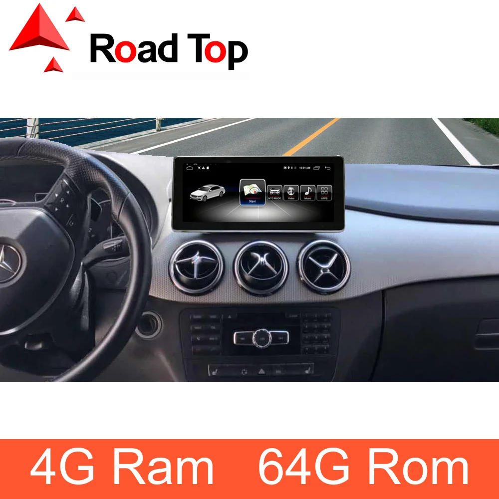 4G Ram Android 10 25 &quotдисплей с GPS навигацией Bluetooth радио Функция для Mercedes Benz B Class W246