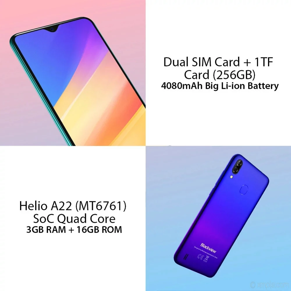 Blackview A60 Pro 3 Гб оперативной памяти 16 встроенной 4 ядра Android 9 0 4G мобильный телефон 6