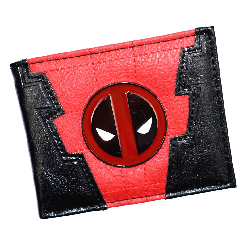 

FVIP High Quality Deadpool/ Captain America/ Superman Wallet Cool Design Short Purse with Coin Pocket