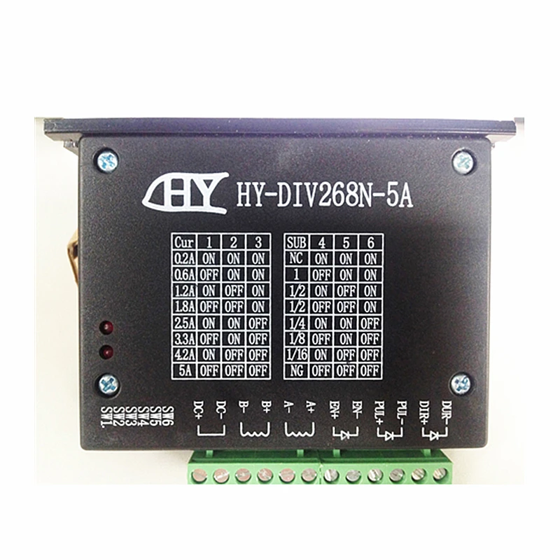 Шаговый двигатель драйвер контроллер ЧПУ гравировальный станок HY DIV268N 5A шаговый