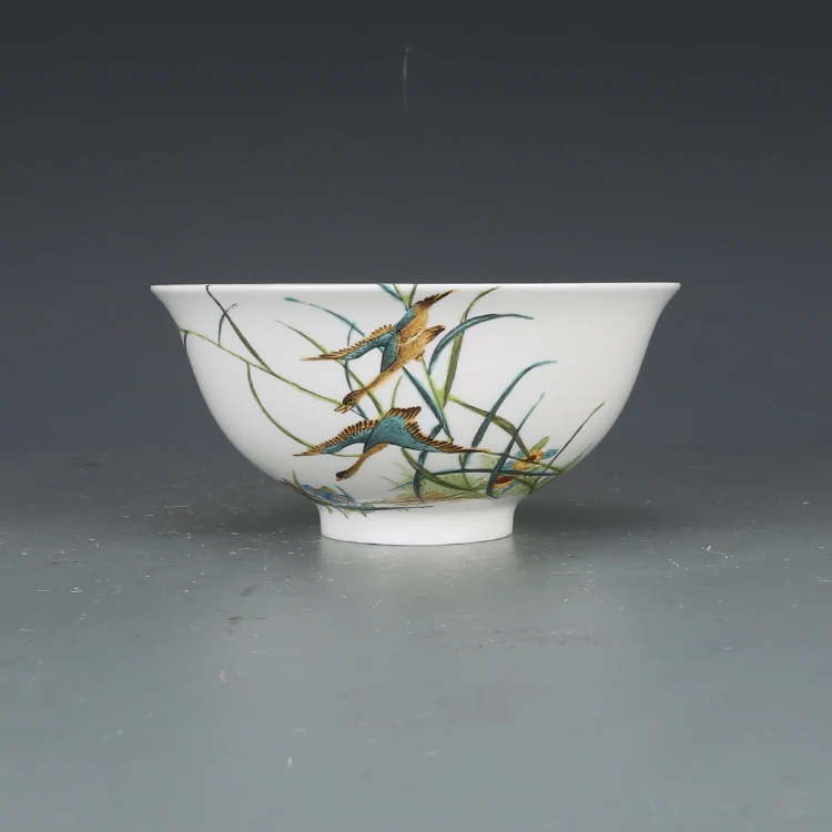 清朝時代のアンティーク磁器ボウル工芸品 清朝時代のアンティーク磁器ボウル工芸品