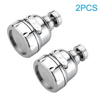 

2pcs/set Moveable Splash Proof Filter Easy Install Save Water Bathroom Faucet Sprayer Attachment Multifunction For Kitchen Sink