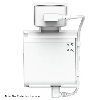 

1PCS Wall Outlet Mount Holder + 1PCS Replacement Short Cable for Ring Smart Lighting-Bridge