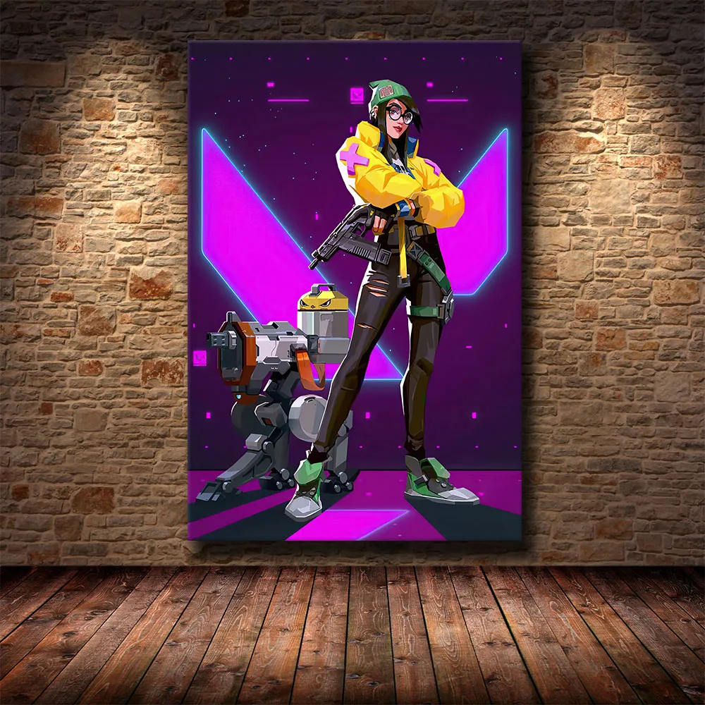 Popular Online Game Valorant HD Print Poster Canvas Painting Game