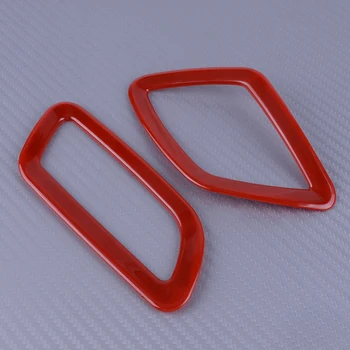 

DWCX 2PCS Front Upper Air Condition Vent Outlet Decoration Cover Trim Frame Fit for Jeep Renegade 2014 2015 2016 2017 2018 2019