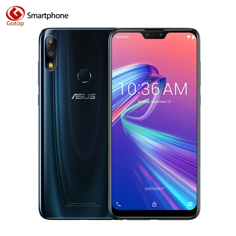 ASUS ZenFone Max PRO M2 ZB631KL 4G LTE 19:9 полноэкранный экран 6," 1080x2280 p 5000 мАч 4 Гб 128 ГБ 2160P Восьмиядерный процессор Snapdragon 660