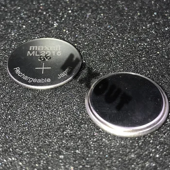 

2 pcs / lot ML2016 3V Rechargeable Button Battery