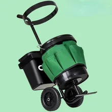 

Outdoor Rolling Garden Lawn Yard Cart Tool Storage Transport Bucket Fabric Bag Caddy Trolley